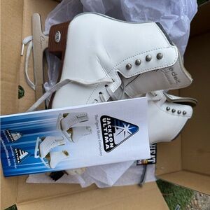 White Kids Ice Skates
